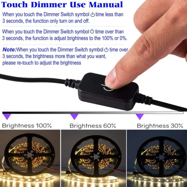 LED Strip Light 10M 32.8 ft 24V High-end LED Strip Lights Kit High Density 1200 LEDs 2835 SMD LED 72W CRI 80 DC24V LED Tape Lights for Under Cabinet Kitchen Commercial Lighting Project