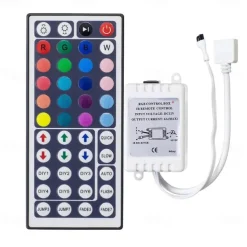 LED Strip Lights DIY Controller 44 Keys IR RGB Control Box Receiver IR Remote Dimmer DC12V 6A For RGB 2835 3528 5050 Beads
