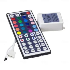 LED Strip Lights DIY Controller 44 Keys IR RGB Control Box Receiver IR Remote Dimmer DC12V 6A For RGB 2835 3528 5050 Beads