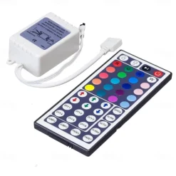 LED Strip Lights DIY Controller 44 Keys IR RGB Control Box Receiver IR Remote Dimmer DC12V 6A For RGB 2835 3528 5050 Beads