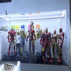 LED Strip Lights 1M Flexible Tiktok Lights 60 LEDs 2835 SMD 8mm Warm White White Cuttable Decorative Self-adhesive AA Batteries Powered Set