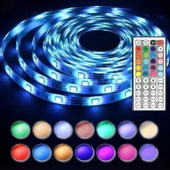 LED Strip Lights WiFi Smart app Controlled Kit 20m 66ft RGB Color Changing SMD 5050 Work with Smartphone Google Alexa 12V 20A Power Supply