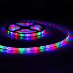 LED Strip Lights (2x5M)10M 32.8ft 2835 RGB 600LEDs 8mm Strips Lighting Flexible Color Changing with 44 Key IR Remote Ideal for Home Kitchen Christmas TV Back Lights DC 12V