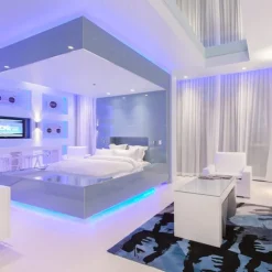 LED Strip Lights (2x5M)10M 32.8ft 2835 RGB 600LEDs 8mm Strips Lighting Flexible Color Changing with 44 Key IR Remote Ideal for Home Kitchen Christmas TV Back Lights DC 12V