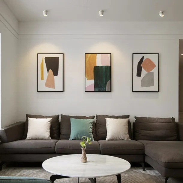 LED Surface Mounted Ceiling Downlight Adjustable 360 Degrees Nordic Spot Light for Indoor FoyerLiving Room Warm White/White AC85-265V