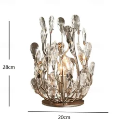 LED Table Lamp 5W Warm White Vintage Design Crystal Table Lights Decorative Bedroom Office 110-240V