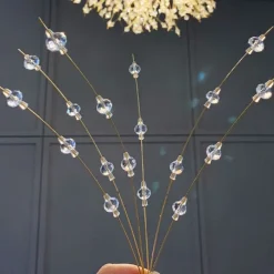 LED Table LampStarry Flower Ball Dandelion Ins Net Red with The Nordic Light Luxury Living Room Bedroom