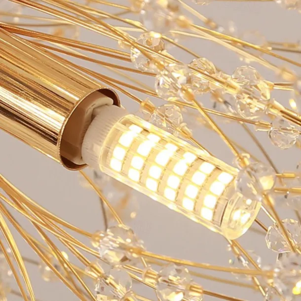 LED Table LampStarry Flower Ball Dandelion Ins Net Red with The Nordic Light Luxury Living Room Bedroom