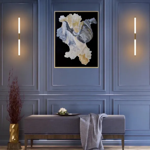 LED Vanity Light Waterproof IP20 23.6" Mirror Light Modern White Minimalist Bathroom Light Fixture Aluminum Iron Bathroom Wall Sconce Wall Mount Lighting Fixture