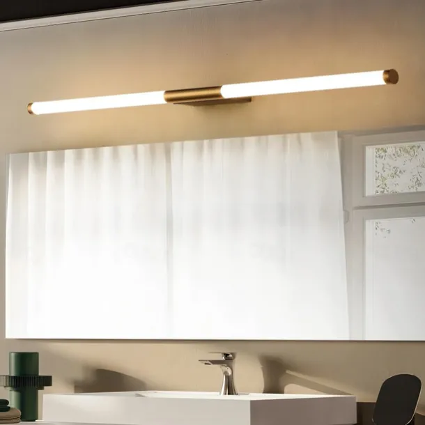 LED Vanity Light Waterproof IP20 23.6" Mirror Light Modern White Minimalist Bathroom Light Fixture Aluminum Iron Bathroom Wall Sconce Wall Mount Lighting Fixture