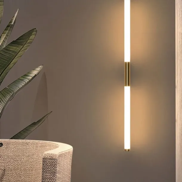 LED Vanity Light Waterproof IP20 23.6" Mirror Light Modern White Minimalist Bathroom Light Fixture Aluminum Iron Bathroom Wall Sconce Wall Mount Lighting Fixture