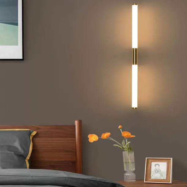 LED Vanity Light Waterproof IP20 23.6" Mirror Light Modern White Minimalist Bathroom Light Fixture Aluminum Iron Bathroom Wall Sconce Wall Mount Lighting Fixture