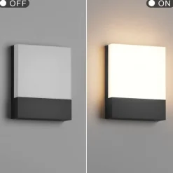 Led Wall Lamp, Living Room Acrylic Decor Light Fixture, Bedroom Bedside Hallway Headboard Lamps, Warm White Home Decor Wall Wash Lights,Warm White IP65 85-265V