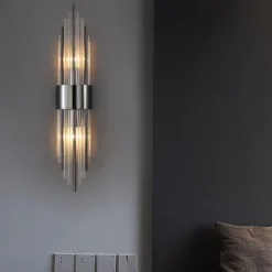 LED Wall Light Crystal Modern Wall Lamp Wall Sconces Bedroom Dining Room Steel Wall Light 110-120V 220-240V 5 W