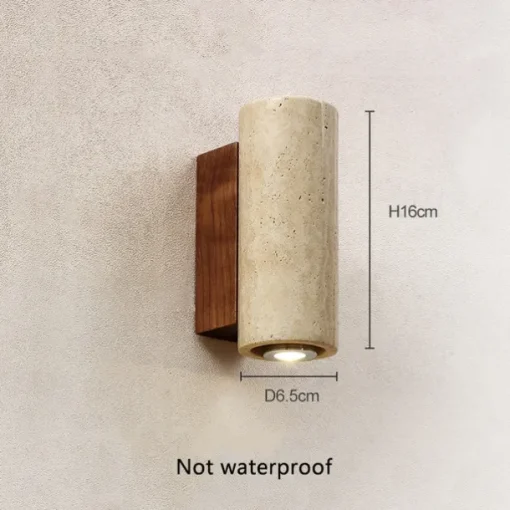 LED Wall Light Round Design 5W Luxury Ceramic Marble Bedside Lamp for Bedroom Living Room Modern Corridor Balcony Study Creative Fixture