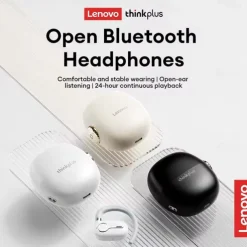 Lenovo LP81 True Wireless Bluetooth Earphones No Sound Leakage Ear-hook Headphones Dual Game Music Mode Light Earbuds