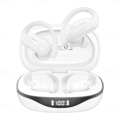 Lenovo LP75 True Wireless Headphones TWS Earbuds Ear Clip Bluetooth 5.2 IPX5 Deep Bass Long Battery Life for Apple Samsung Huawei Xiaomi MI Fitness Running Everyday Use Mobile Phone Car Motorcycle