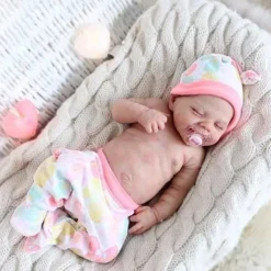 Lifelike Reborn Baby Dolls - 20-Inch Sweet Real Life Realistic-Newborn Full Body Vinyl Baby Girl with Accessories Gift Set for Kids Age 3