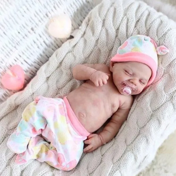 Lifelike Reborn Baby Dolls - 20-Inch Sweet Real Life Realistic-Newborn Full Body Vinyl Baby Girl with Accessories Gift Set for Kids Age 3