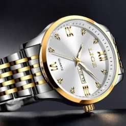 LIGE Men Quartz Analog Wrist Watch Simple Casual Strainless Steel Date Display Classic Fashion Watch Relogio Masculino