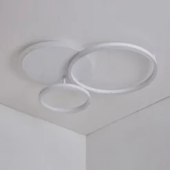 3-Light 50 cm Ceiling Lights LED Cluster Design Circle Design Flush Mount Lights Metal Painted Finishes Modern Nordic Style Office Dining Room Lights 110-240V ONLY DIMMABLE WITH REMOTE CONTROL