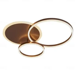 3-Light 50 cm Ceiling Lights LED Cluster Design Circle Design Flush Mount Lights Metal Painted Finishes Modern Nordic Style Office Dining Room Lights 110-240V ONLY DIMMABLE WITH REMOTE CONTROL