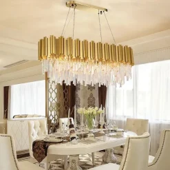 10-Light 90 cm Chandelier Metal Electroplated Modern 110-120V 220-240V