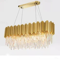 10-Light 90 cm Chandelier Metal Electroplated Modern 110-120V 220-240V