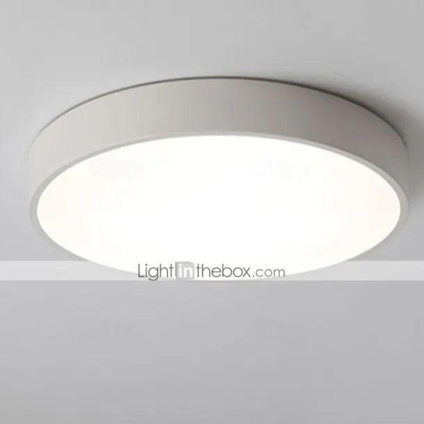 1-Light 40 cm Dimmable Ceiling Light LED Flush Mount Lights Acrylic LED 110-120V / 220-240V / ROHS