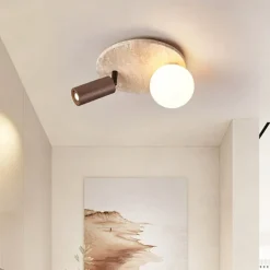 2-Light 25 cm Globe Design Geometric Shapes Ceiling Lights Stone Glass Artistic Style Formal Style Vintage Style Vintage Country 110-120V 220-240V