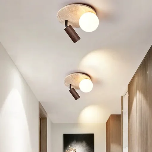 2-Light 25 cm Globe Design Geometric Shapes Ceiling Lights Stone Glass Artistic Style Formal Style Vintage Style Vintage Country 110-120V 220-240V