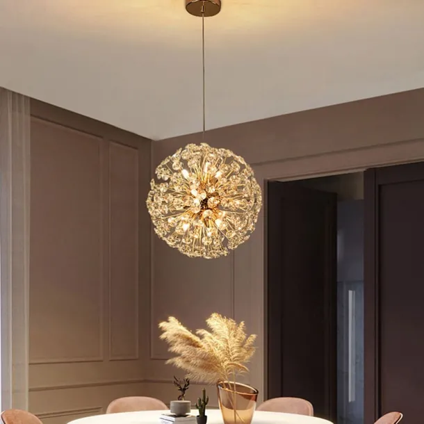 9-Light 50 cm Globe Design Lantern Desgin Chandelier Metal Artistic Style Modern Style Stylish Electroplated Artistic Modern 85-265V