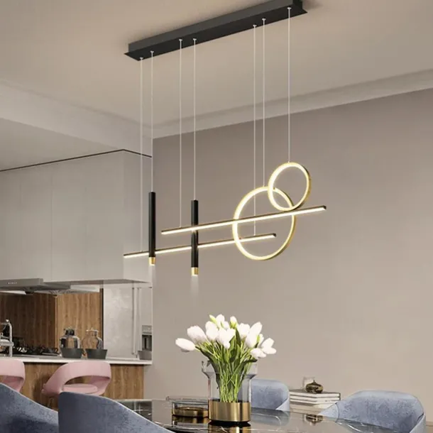 1-Light 100 cm LED Pendant Light Clusters Design Chandelier Metal Artistic Modern Style Stylish Painted Finishes Dining Room Office Shops / Cafes Lights 110-120V 220-240V