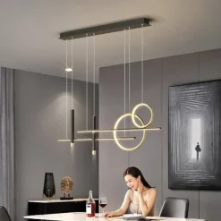 1-Light 100 cm LED Pendant Light Clusters Design Chandelier Metal Artistic Modern Style Stylish Painted Finishes Dining Room Office Shops / Cafes Lights 110-120V 220-240V