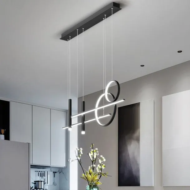 1-Light 100 cm LED Pendant Light Clusters Design Chandelier Metal Artistic Modern Style Stylish Painted Finishes Dining Room Office Shops / Cafes Lights 110-120V 220-240V