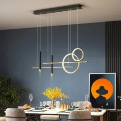 1-Light 100 cm LED Pendant Light Clusters Design Chandelier Metal Artistic Modern Style Stylish Painted Finishes Dining Room Office Shops / Cafes Lights 110-120V 220-240V