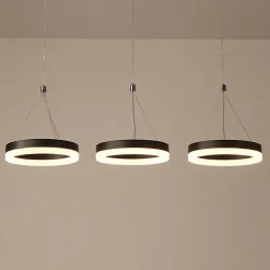 3-Light 20 cm Multi-shade / Adjustable Chandelier Aluminum Acrylic Circle Painted Finishes LED / Modern 110-120V / 220-240V