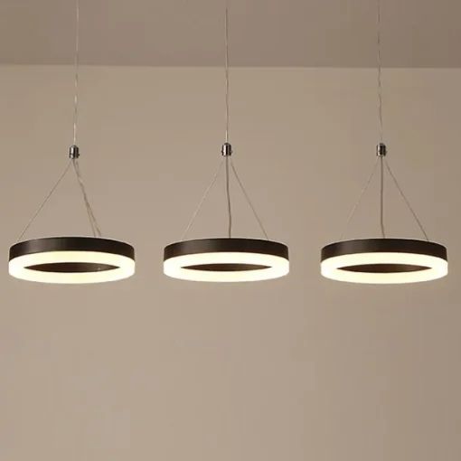 3-Light 20 cm Multi-shade / Adjustable Chandelier Aluminum Acrylic Circle Painted Finishes LED / Modern 110-120V / 220-240V