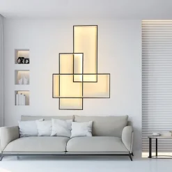 1-Light 68 cm Wall Light / Flush Mount Lights LED Ceiling Light Aluminum Linear Painted Finishes Modern Contemporary 85-265V