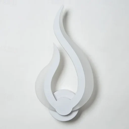 1-Light 31cm LED Wall Lamps Fire Shape Design Wall Sconces Modern Minimalist Style Shops / Cafes Acrylic Wall Light Generic 10W IP44