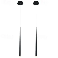 1-Light LED Pendant Light Downlight 2pcs 3pcs 4pcs Hanging Lamp LED 5W Painted Finishes Iroin Acrylic for Living Dinning Bed Room Office Lighting
