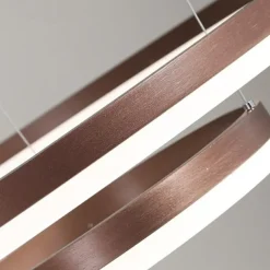 1-Light LED 60W Circle Design Chandelier/ LED Modern Pendant Lights For Living Room Coffee Bar Shop Room ONLY DIMMABLE WITH REMOTE CONTROL