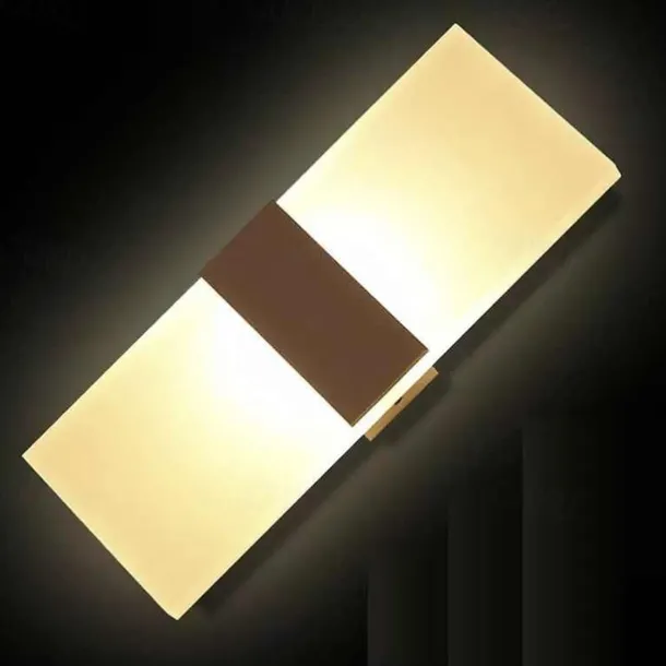 1-Light LED Wall Sconce Indoor Modern Acrylic Light Fixture for Bedroom Bathroom Corridor Stairs 6W Contemporary Wall Lamp