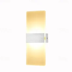 1-Light LED Wall Sconce Indoor Modern Acrylic Light Fixture for Bedroom Bathroom Corridor Stairs 6W Contemporary Wall Lamp