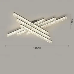 3-Light 4-Light 6-Light 50 cm Dimmable Ceiling Lights Metal Acrylic Modern Nordic Style 110-120V 220-240V
