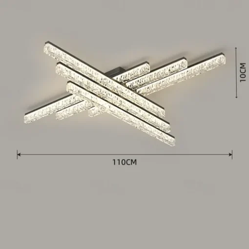 3-Light 4-Light 6-Light 50 cm Dimmable Ceiling Lights Metal Acrylic Modern Nordic Style 110-120V 220-240V
