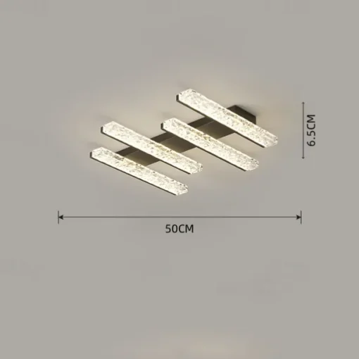 3-Light 4-Light 6-Light 50 cm Dimmable Ceiling Lights Metal Acrylic Modern Nordic Style 110-120V 220-240V