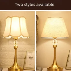 Light Luxury Table Lamp Touch Sensing Bedside Lamp Warm And Permanent Lamp Modern And Simple Nordic Master Bedroom Bedside Lamp