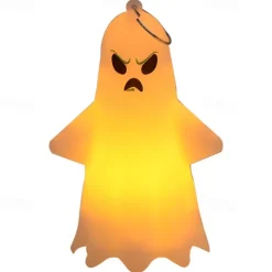 Lighted Ghost Pendant Halloween Led Electronic Candle Party Props Atmosphere Decoration Halloween Ornament