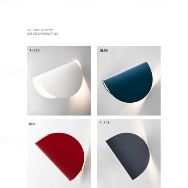 Lightinthebox Indoor LED Nordic Style Indoor Wall Lights Living Room Metal Wall Light 85-265V